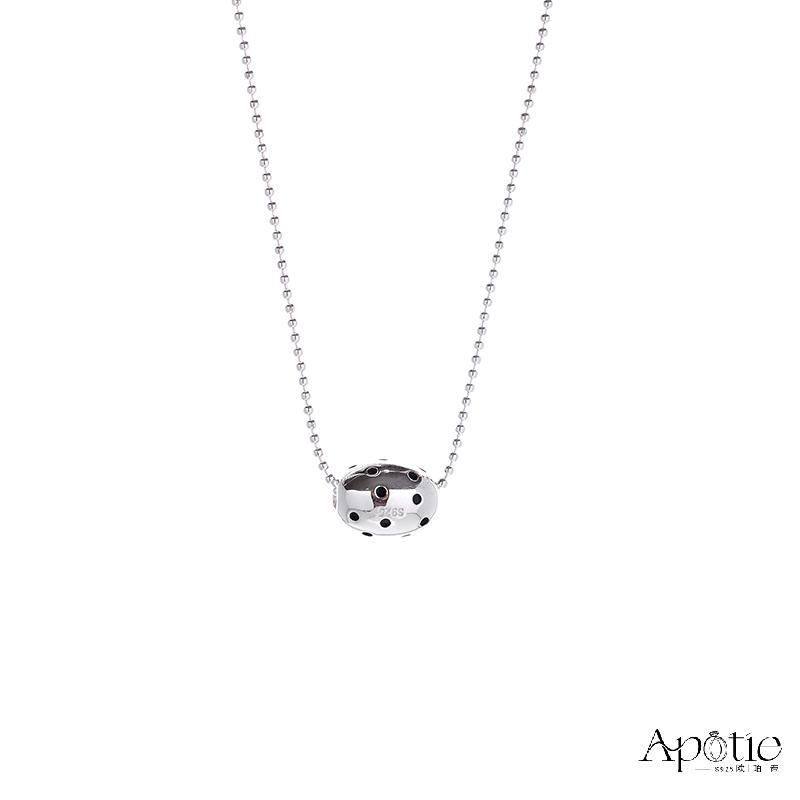 APOTIE Oval Bead Collarbone Chain