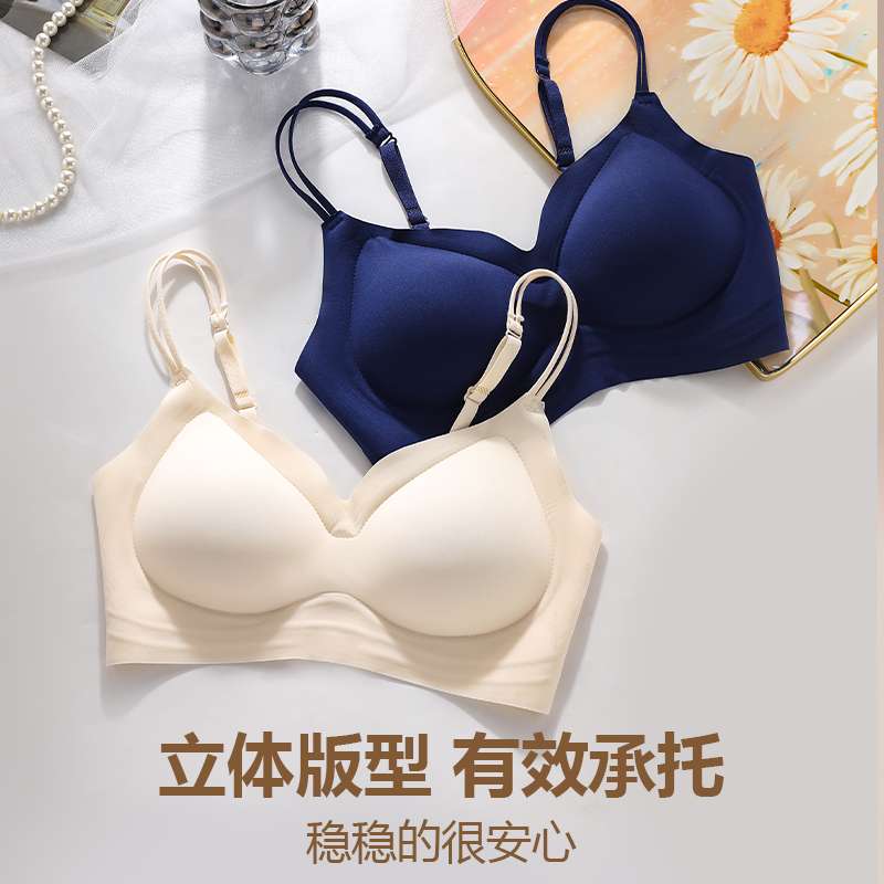 Comfortable and breathable women's underwear without steel rings, thin, soft, sexy and comfortable underwear, suitable for daily wear Specification image