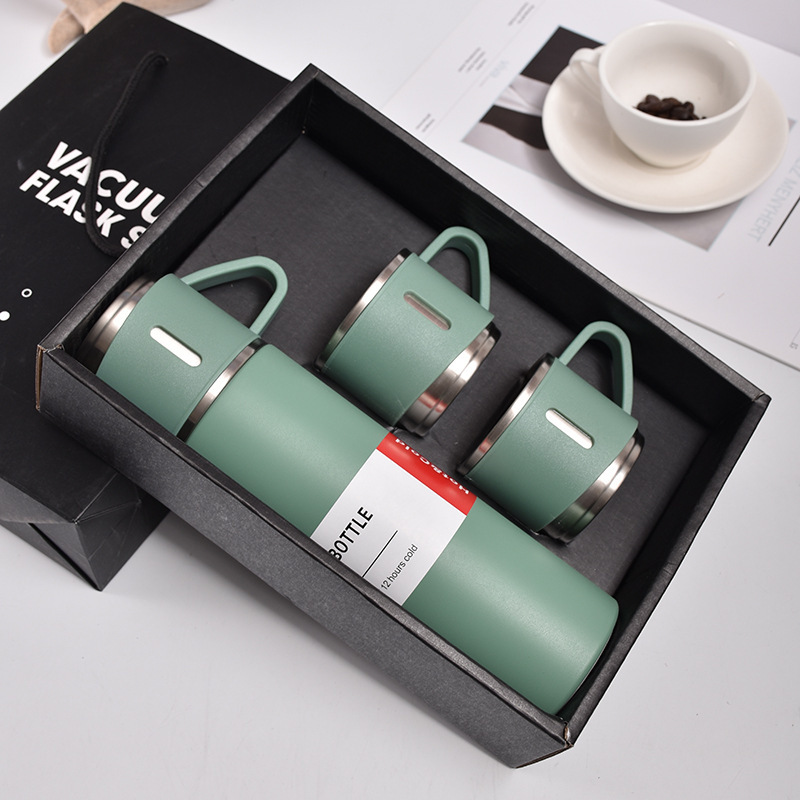 High-end business gifts, souvenirs, souvenirs, engraved custom logos, stainless steel cup sets, box sets Specification image