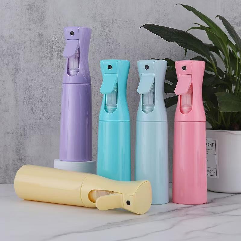 Macaron color 300ML ultra-fine mist high-pressure spray bottle, special nano spray bottle for disinfection, portable new spray bottle for hair care and hydration details Picture