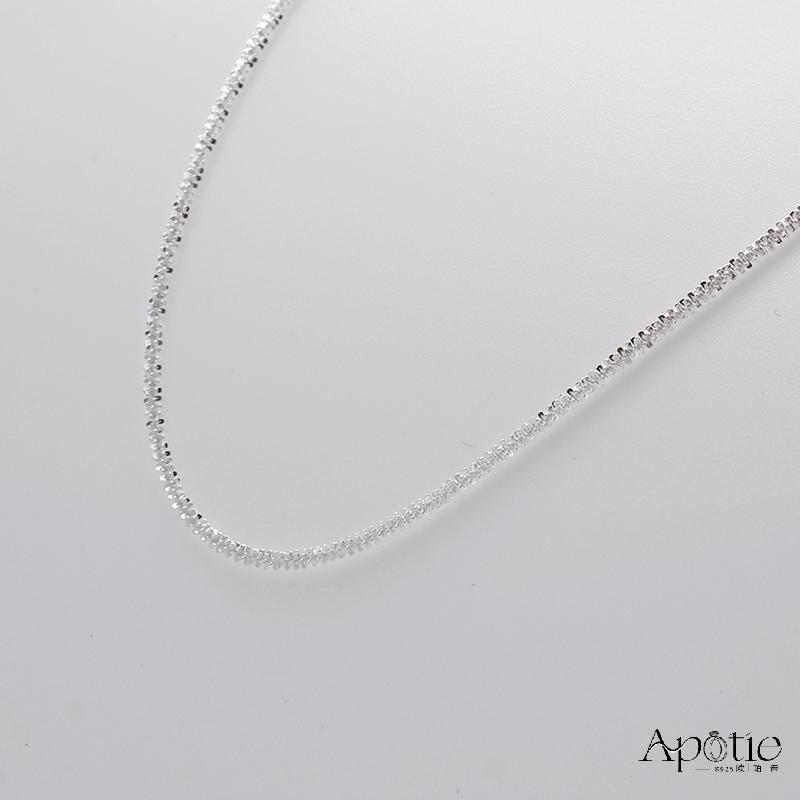 APOTIE sterling silver cauliflower chain Specification image
