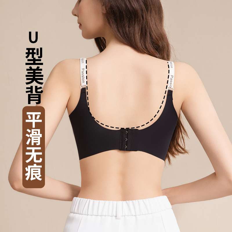 Comfortable and breathable women's underwear, soft without steel rims, thin style, comfortable inner layer, pure cotton basic style, suitable for daily wear Specification image