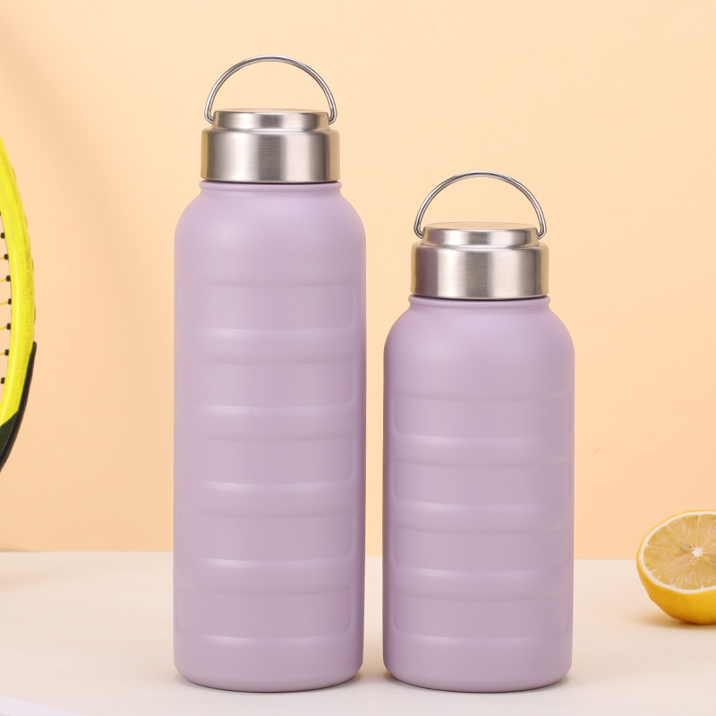 New 304 stainless steel insulated board large-capacity vacuum double-layer water cup, outdoor convenient car portable water bottle Item Picture