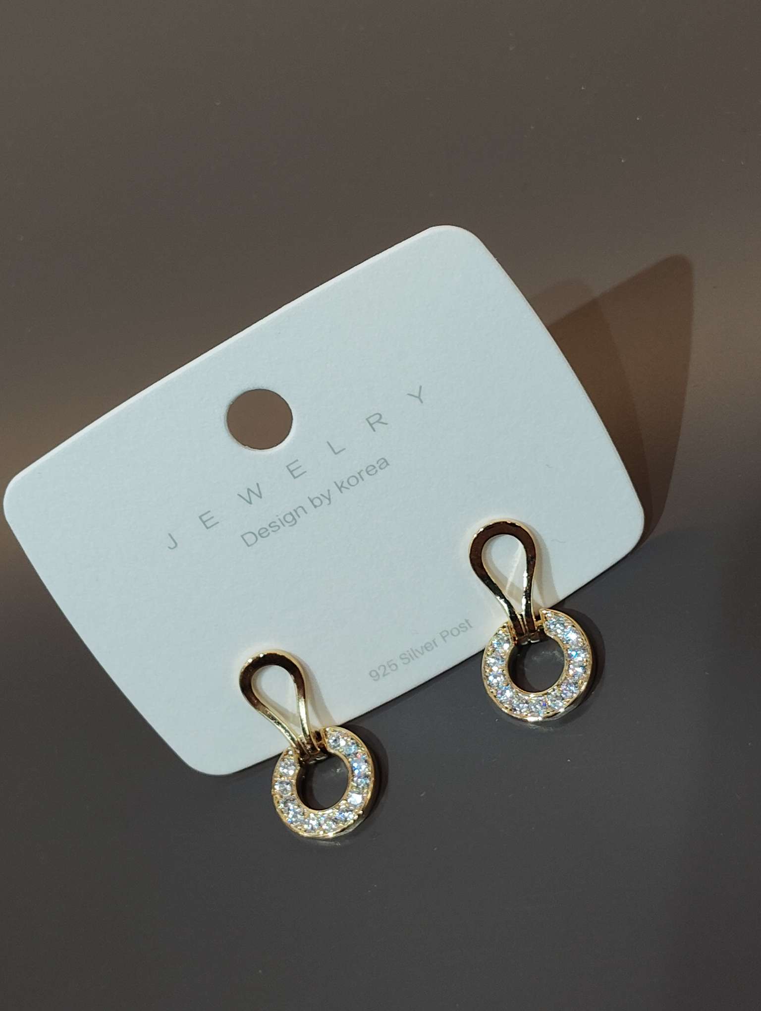 新谊来925银针微镶设计感耳钉韩国小众ins高级感耳饰耳环饰品女