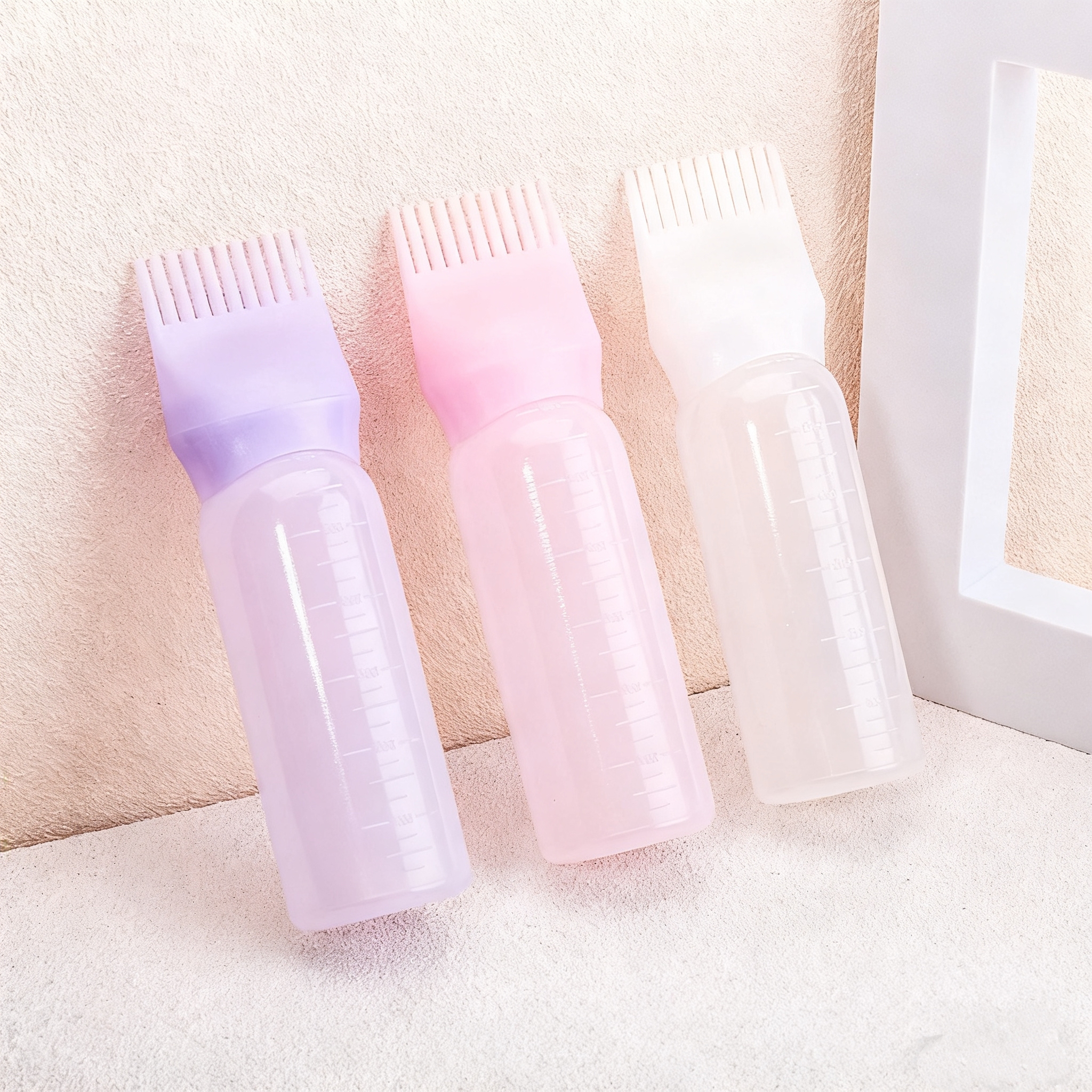 160ML干洗瓶染膏美发瓶焗油瓶药膏瓶带齿染发瓶.