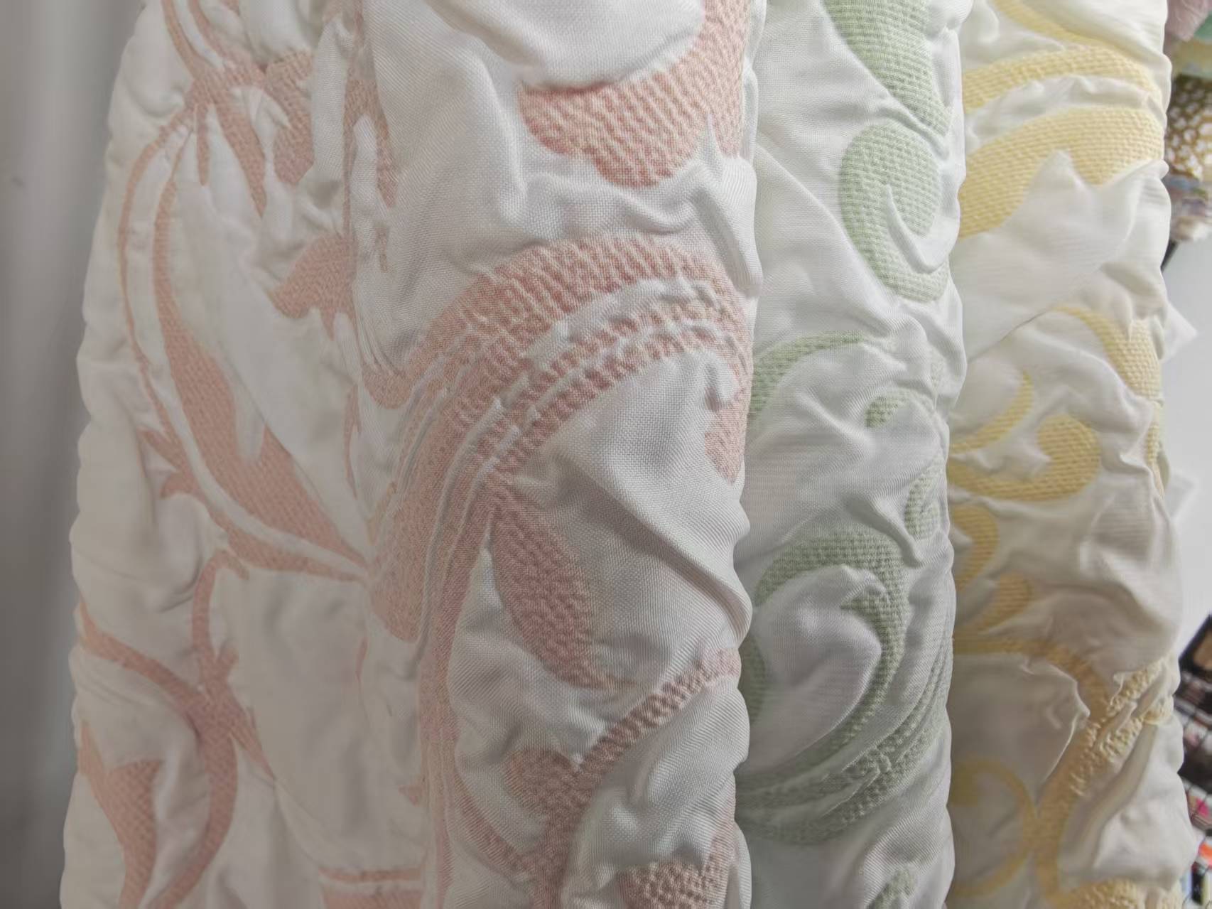 Fresh patterned bubble fabric composite fabric for clothing, accessories, pet supplies, bags and accessories Application Scenario