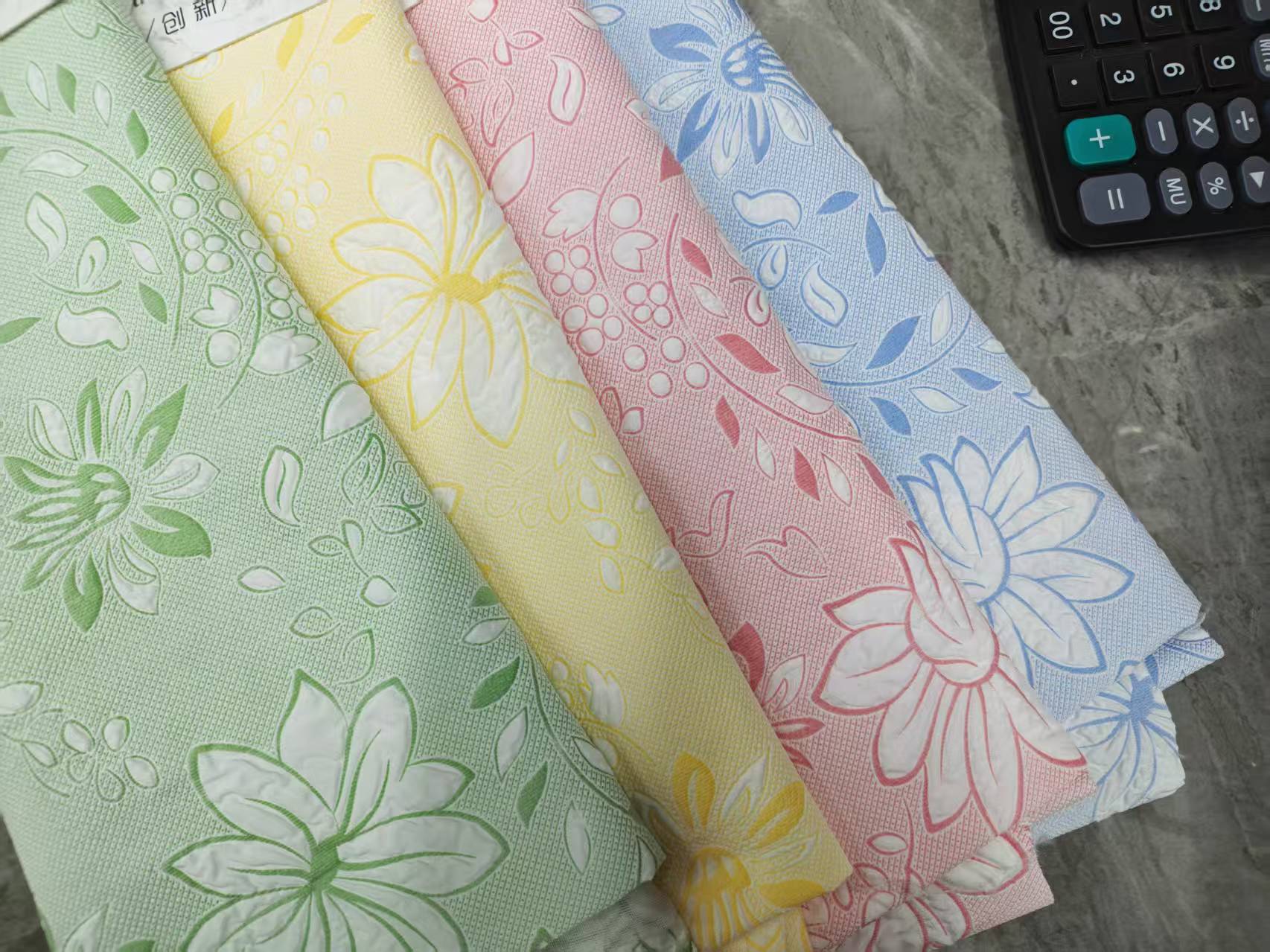 Floral fresh composite fabric for clothing, accessories, pet supplies, bags and accessories