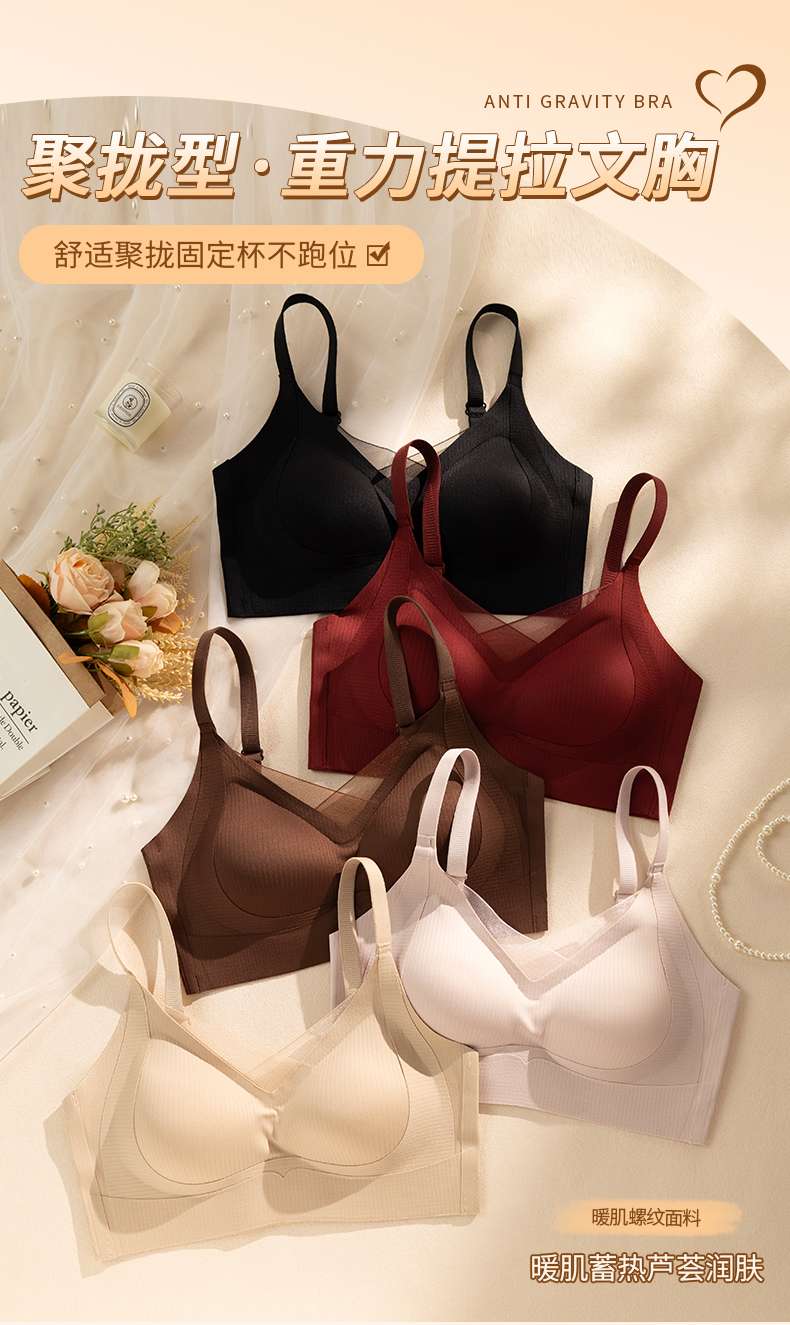 Comfortable and breathable women's underwear, soft without rims, thin and sexy lace basic underwear set, available in multiple colors detail image 1
