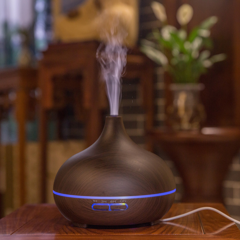 021 All-wood grain Aroma Diffuser Humidifier details Picture