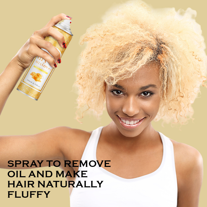 Custom-made Dry Shampoo Spray for immediate refreshing, oil-removing and voluminous hair details Picture