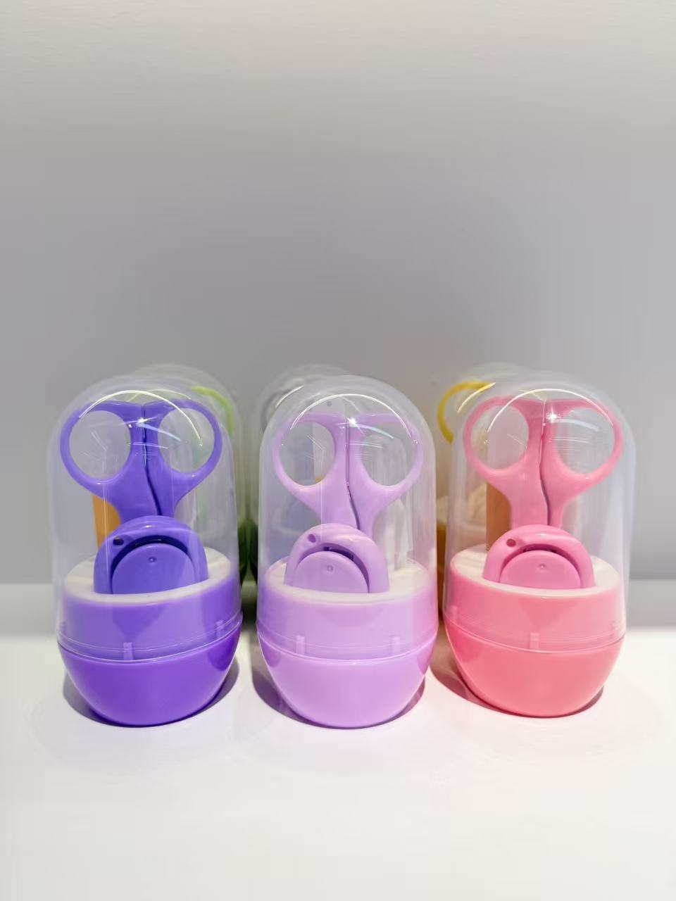 婴儿指甲剪套装 宝宝指甲护理4件套 桶装指甲钳