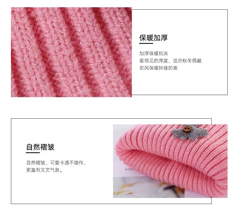 Wholesale yellow woolen autumn and winter deer scarves for cute boys and girls, cartoon neck-protecting children's knitted scarves and scarves pic 7