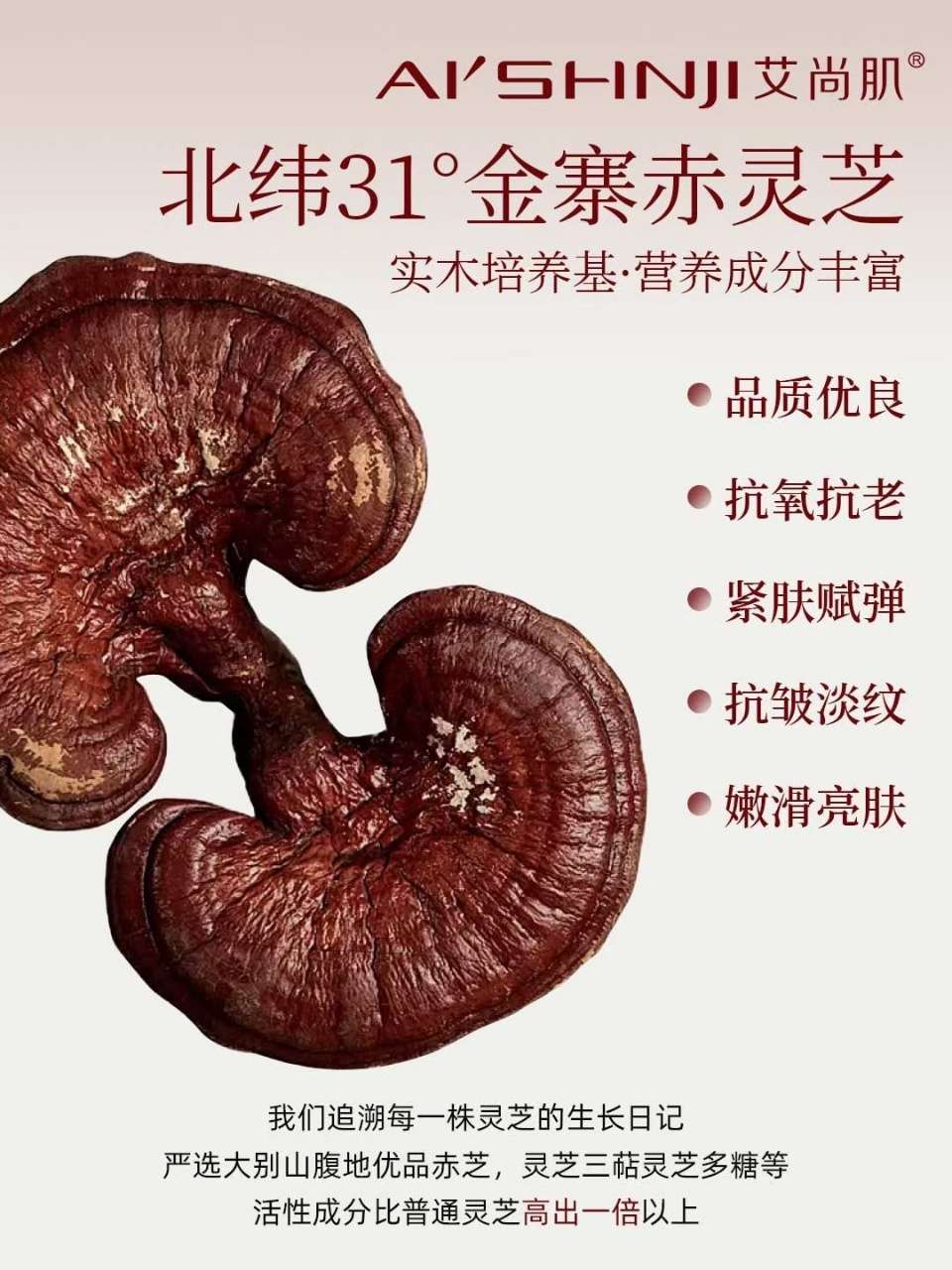 Aishangji Ganoderma lucidum Spore Firming, Silky Smooth, Skin Softening and Body Beautifying Oil detail image 4