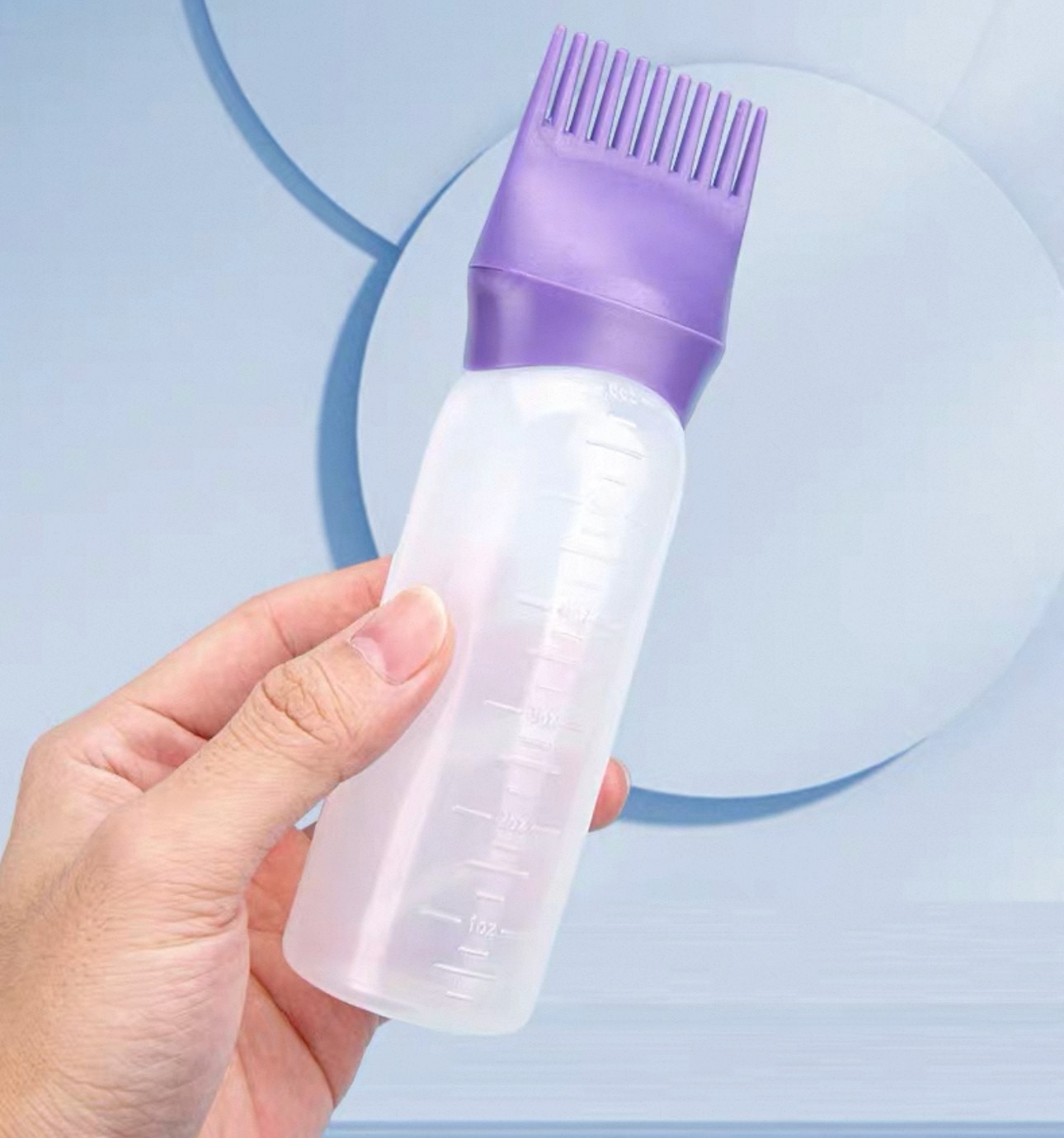 160ML dry cleaning bottle, hair dye bottle, oiling bottle, ointment bottle, toothed hair dye bottle details Picture
