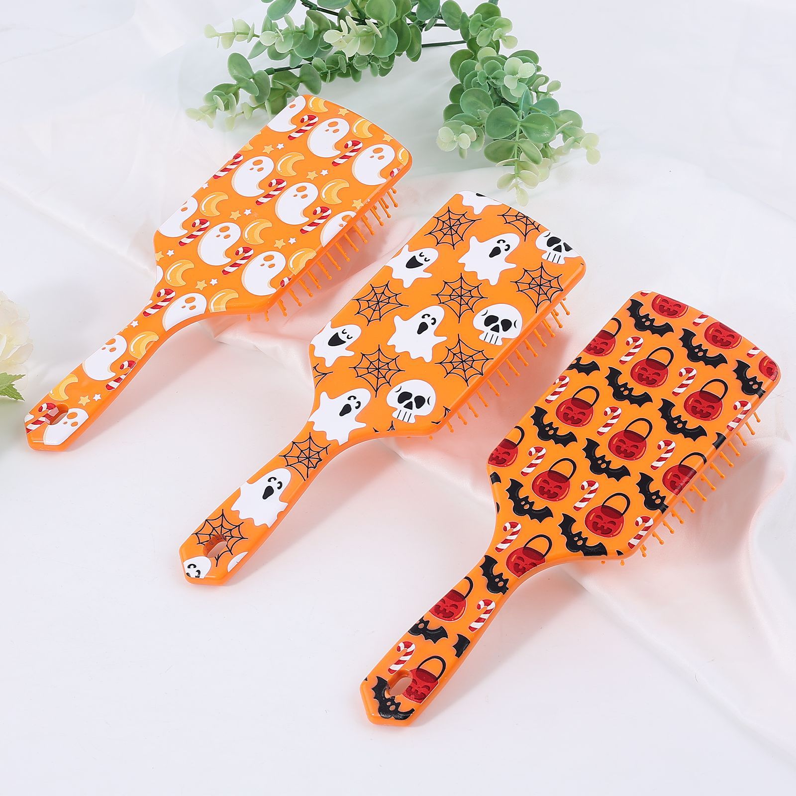 Peinado cuadrado de baihe de halloween peinado de pelo para la cabeza de masaje peinado para el cabello suave peinado para el cabello suave peinado antiestático para el hogar