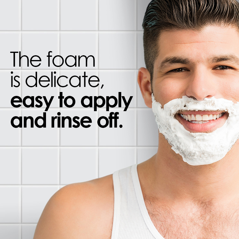 Shaving Foam fábrica personalizado afeitado refrescante afeitado suavizado hidratación de la barba crema de la barba espuma OEM ODM OBM Item Picture