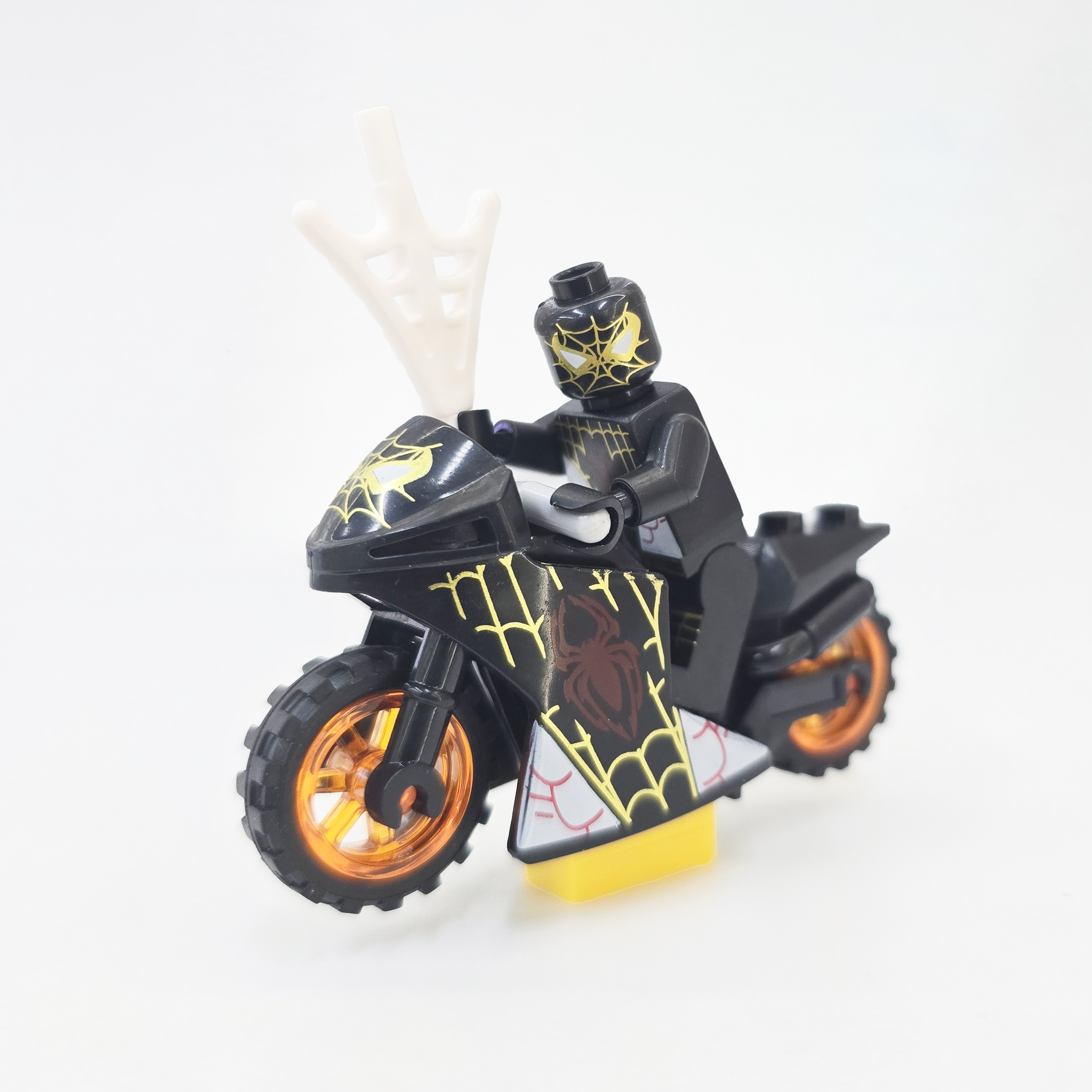 Spider-man MiniFigure motorcycle building blocks compatible with LEGO children's educational toys, factory export wholesale with weapons, 2 yuan for 20 pieces, Avengers, Iron Man, Captain America, Minifigure Item Picture
