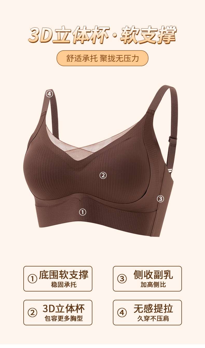 Comfortable and breathable women's underwear, soft without rims, thin and sexy lace basic underwear set, available in multiple colors detail image 4