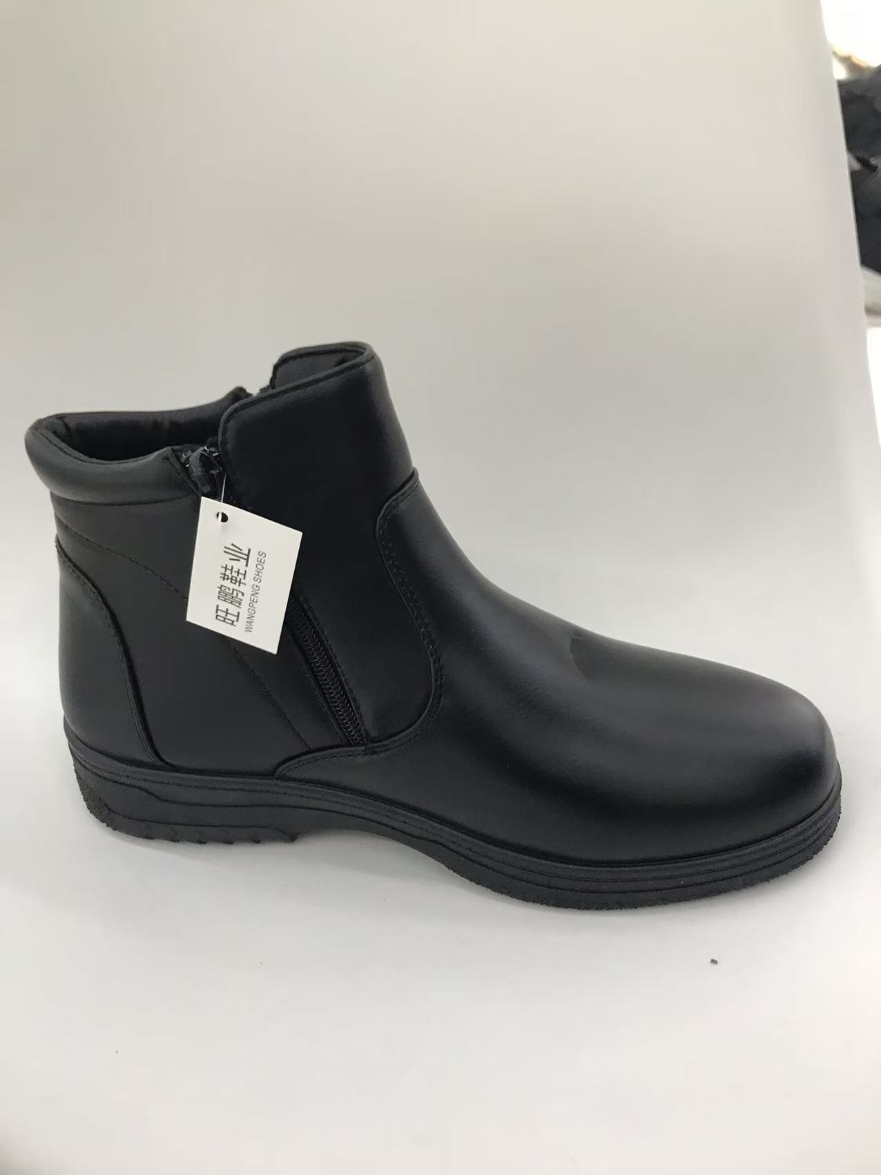 Ethnic style boots, men's spring and autumn long yellow leather shoes, fashionable and casual ethnic style large-sized boots details Picture