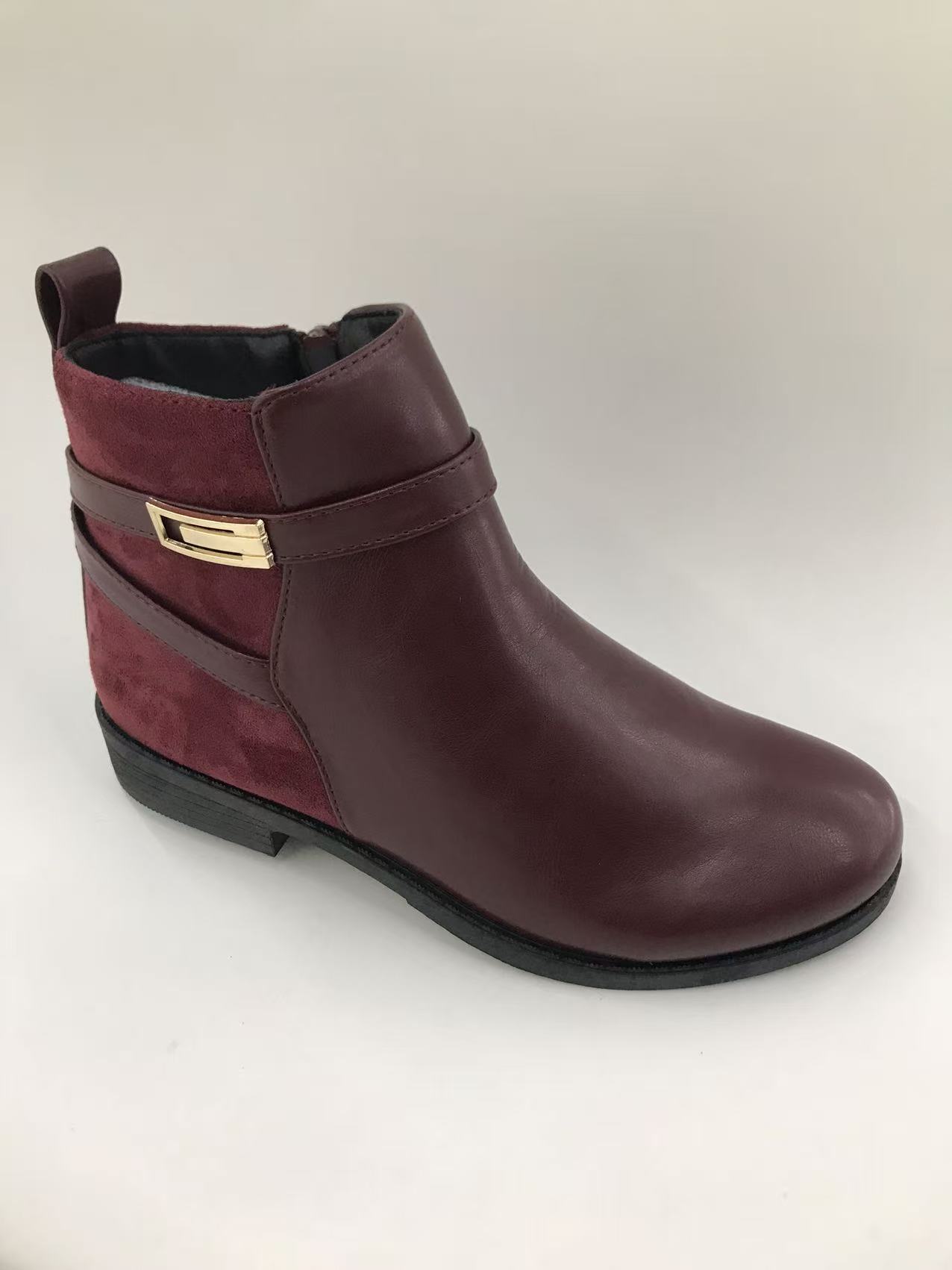 Ethnic style boots, women's spring and autumn long yellow leather shoes, women's shoes, fashionable and casual ethnic style large-sized boots full figure