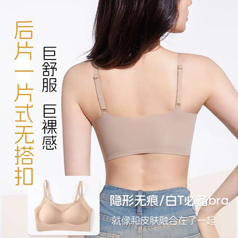 Comfortable and breathable women's underwear, pure cotton without steel rims, thin and sexy bra, sports underwear set, women's basic style Application Scenario