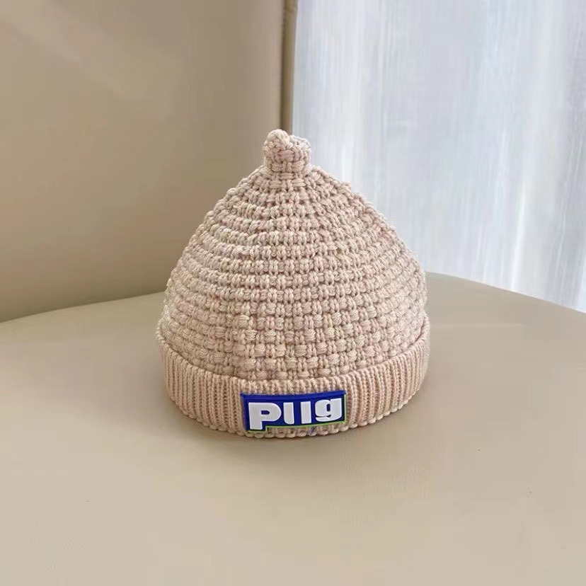 Autumn and winter children's hats, all-inclusive winter style, warm and fleece, little bear woolen hats for boys and girls, green details Picture