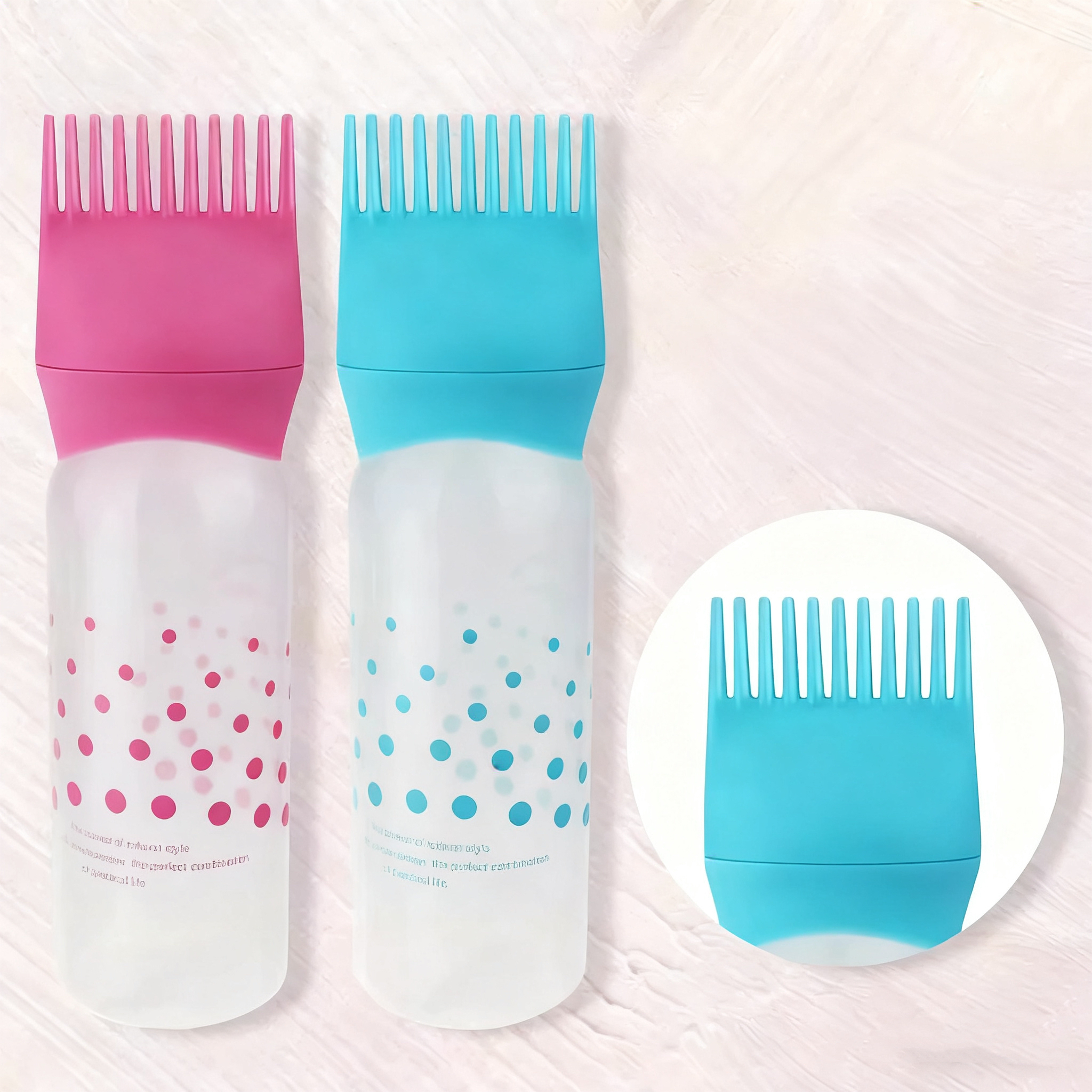 160ML dry cleaning bottle, hair dye bottle, oiling bottle, ointment bottle, toothed hair dye bottle...