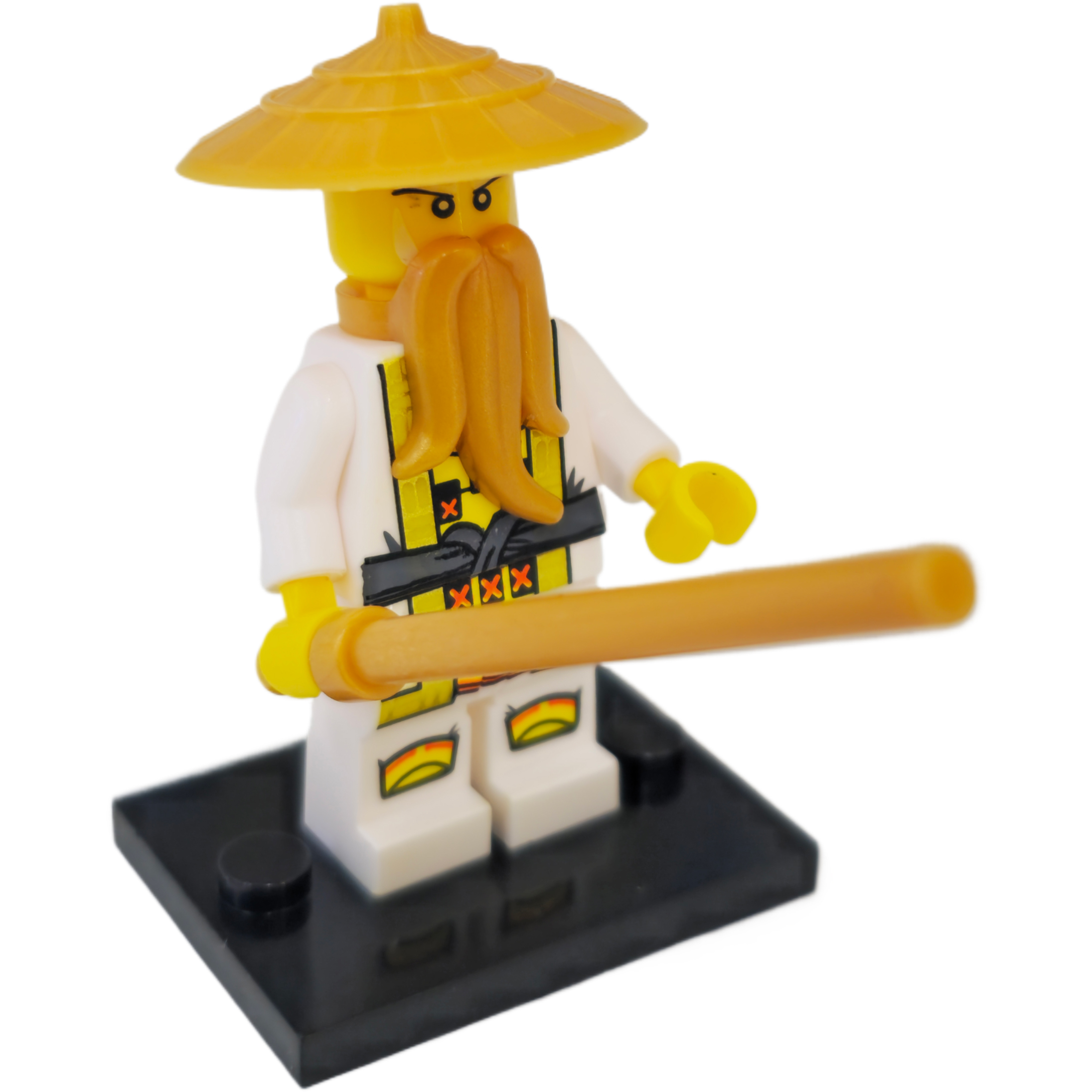 Ninja Double Blade MiniFigure building blocks with base plate compatible with LEGO children's educational toys, factory export wholesale with Ninja Awakening Double weapons, 1 yuan, 24 pieces full figure