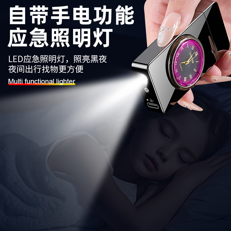 电子打火机/打火机油火机/打火机/指尖陀螺点烟器/手枪打火机细节图