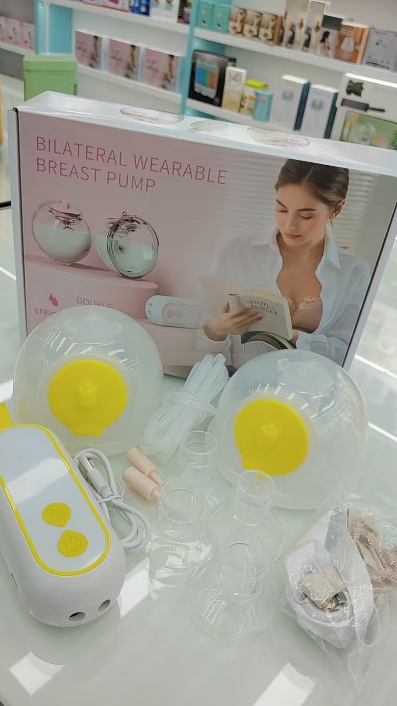 双边吸奶器电动微震按摩吸乳全自动免手扶母乳挤奶器细节图