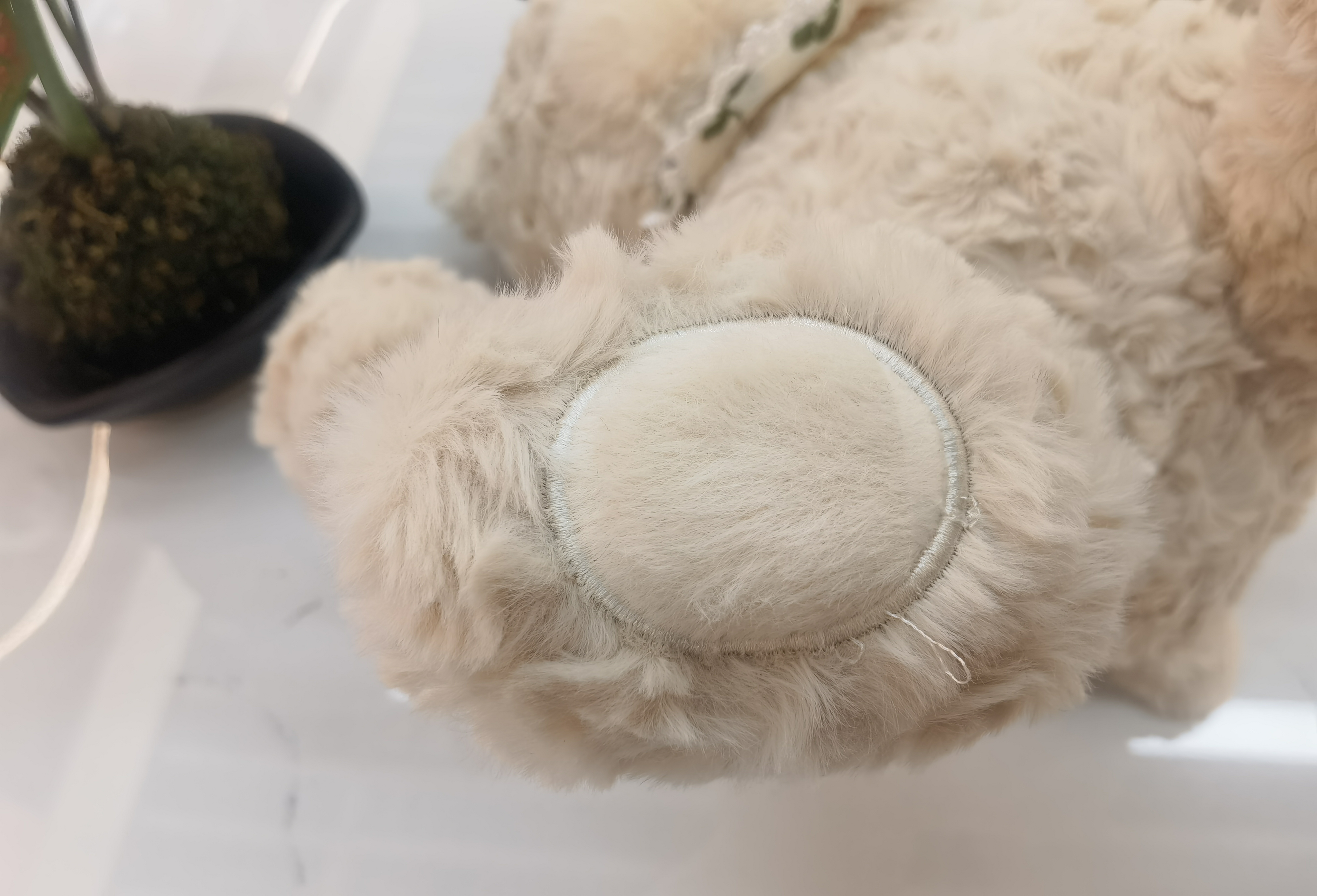 A 38CM cute bear wearing a baby bottle, adorable and cute! Heartwarming plush toys Application Scenario