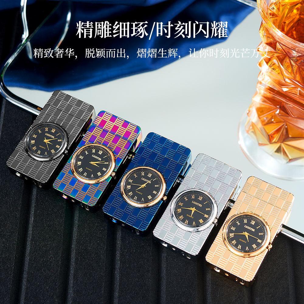 电子打火机/打火机油火机/打火机/指尖陀螺点烟器/手枪打火机细节图