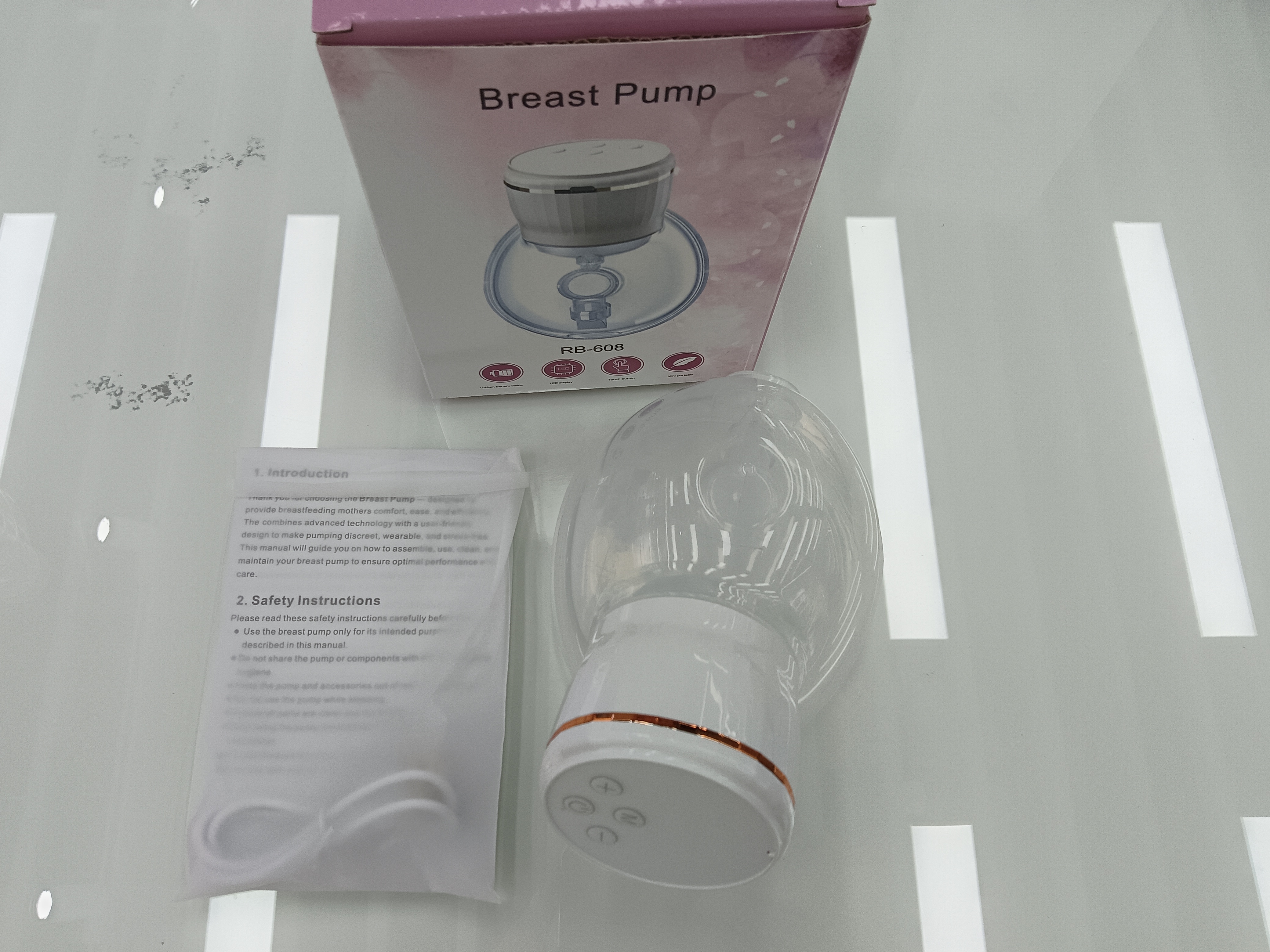 电动吸奶器微震按摩母乳全自动免手扶挤奶器吸乳器静音3