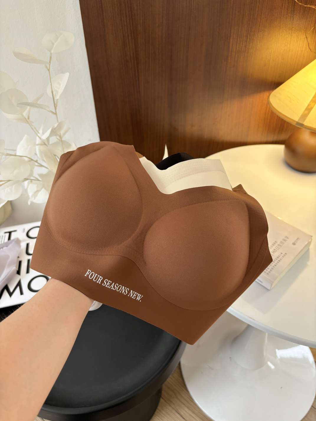 Comfortable and breathable women's underwear, soft and seamless, pure cotton, sexy bra, sports underwear, thin and versatile style detail image 7