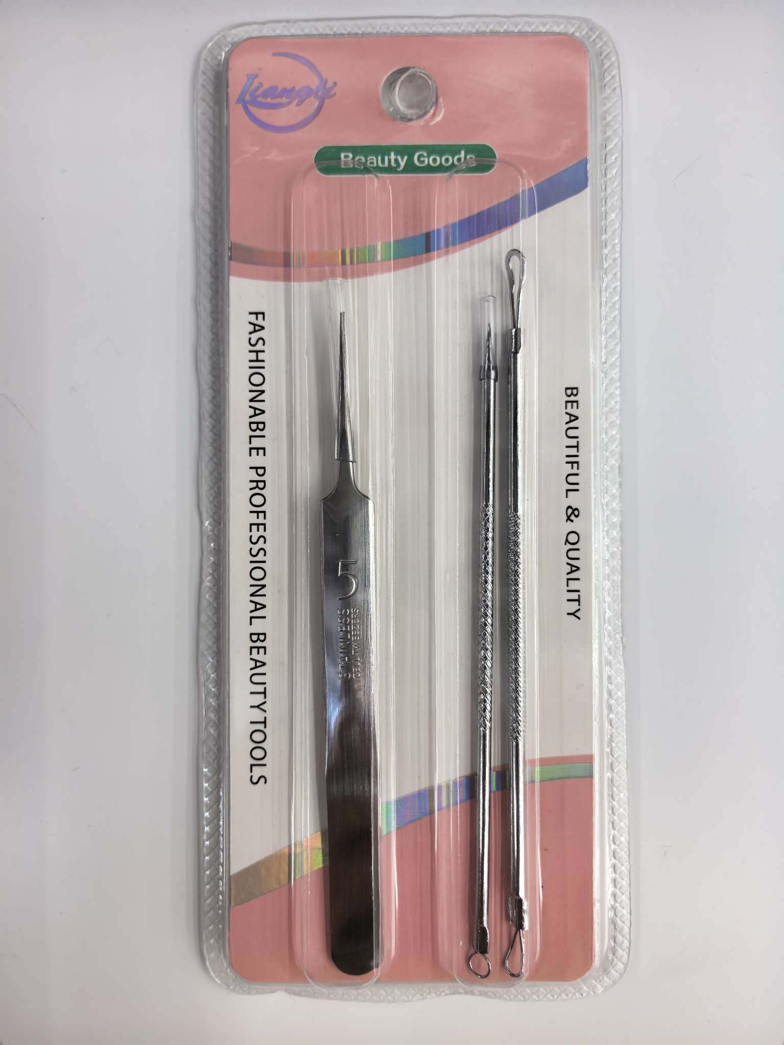 High-precision and high-hardness cell clips, blackhead removal tweezers, stainless steel acne clips, ultra-sharp and fine acne-picking and acne squeezing tools, acne needles Specification image