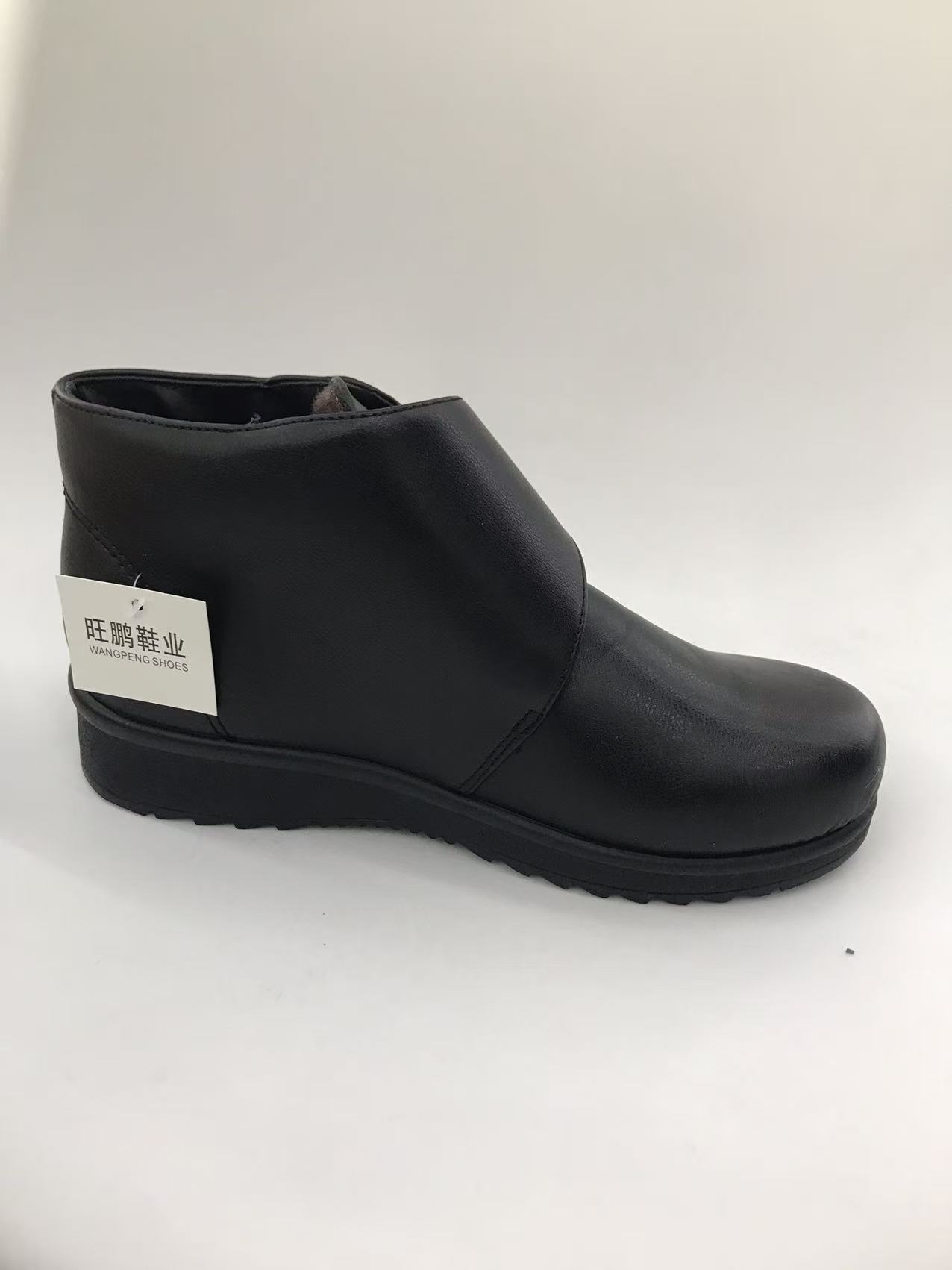 Ethnic style boots for women, spring and autumn long leather boots, ethnic style large-sized boots details Picture