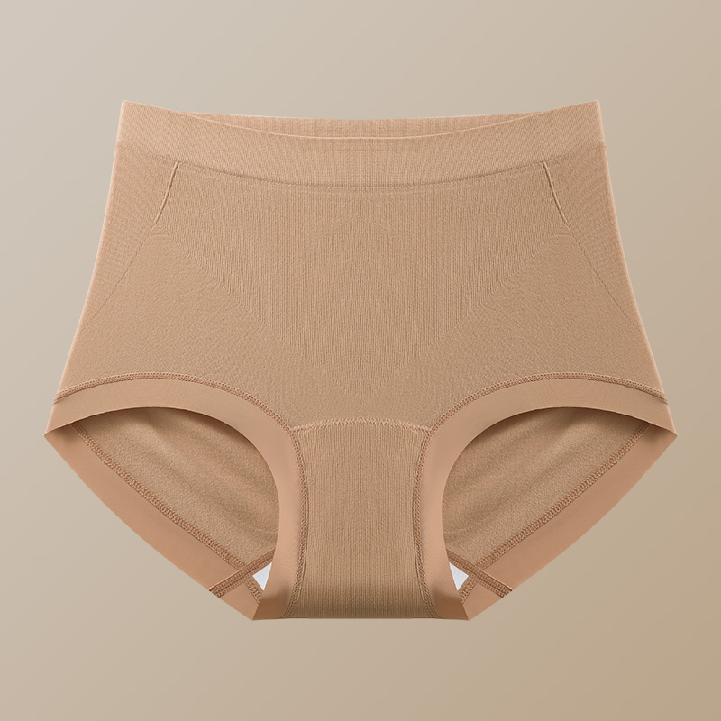 新款无痕高弹轻塑中高腰女士内裤彩纱饺子裤无痕亲肤舒适棉裆内裤详情17