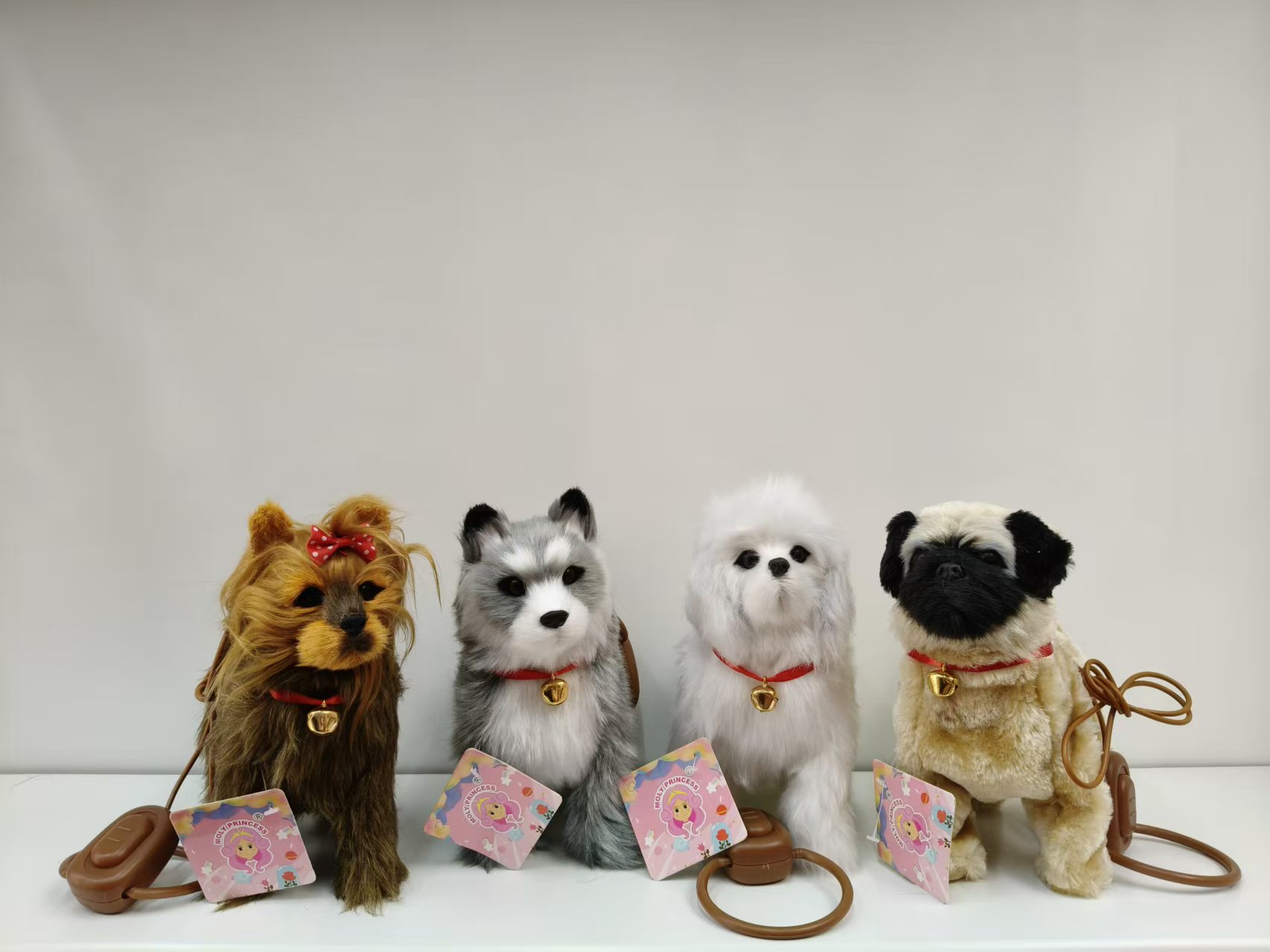 New best-selling electric plush toys of the cat and dog series, pull TAB dogs, festival gifts, etc Specification image