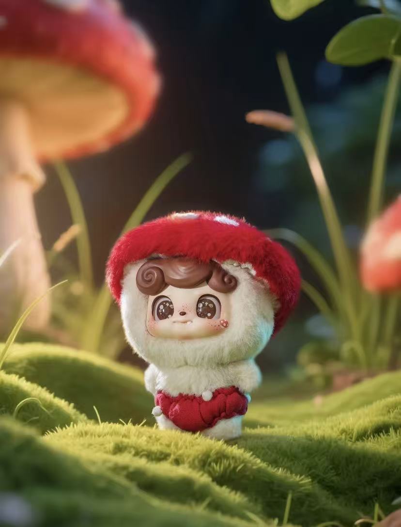 可爱卡通Q宝奇想童话系列毛绒公仔盲盒潮流玩具手办