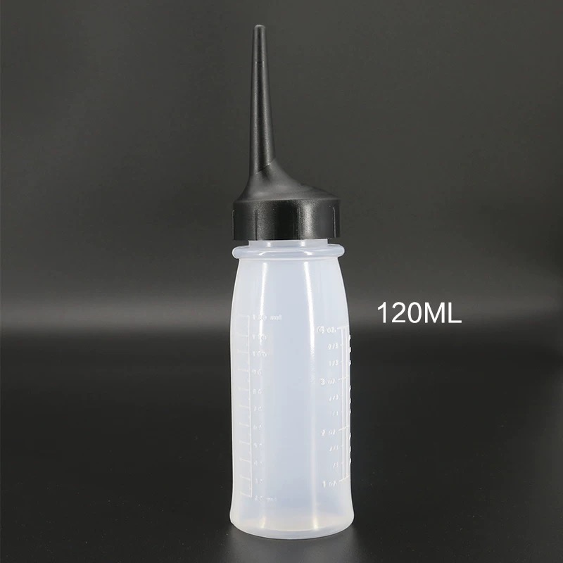120ML hair dry cleaning bottle, hair dry cleaning kettle, shampoo bottle, cleaning and rinsing bottle, drip water, electric hair bottle with scale details Picture