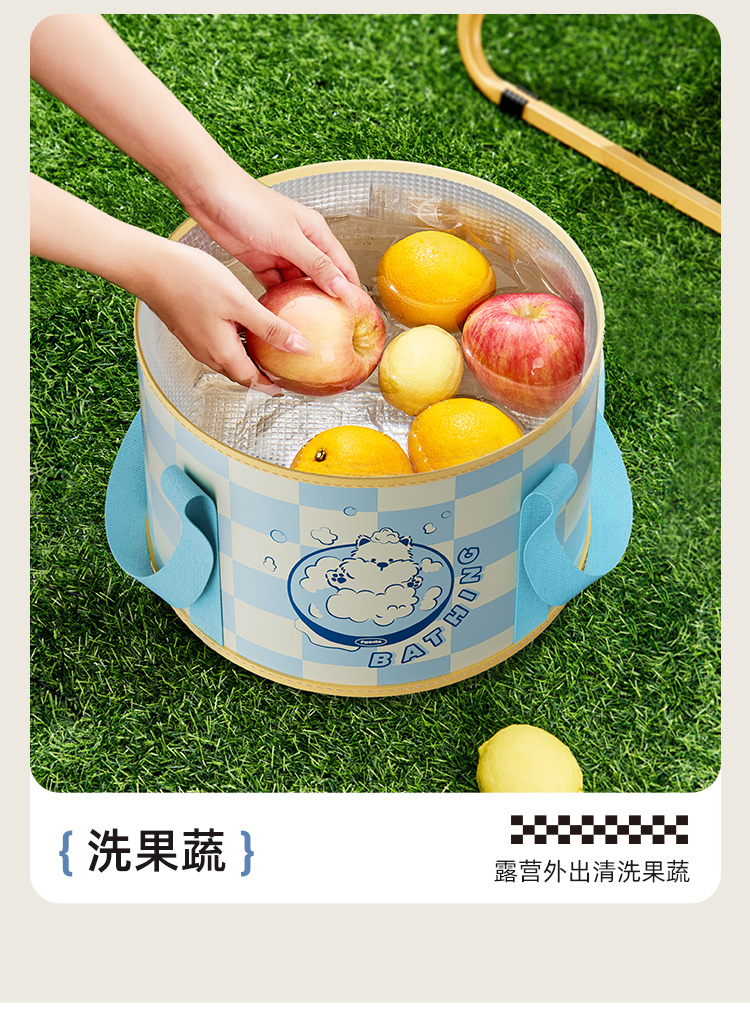 折叠水桶，方便携带水桶，泡脚桶（836-6403.）详情12
