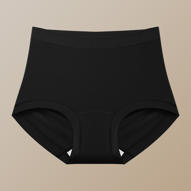 新款无痕高弹轻塑中高腰女士内裤彩纱饺子裤无痕亲肤舒适棉裆内裤详情18