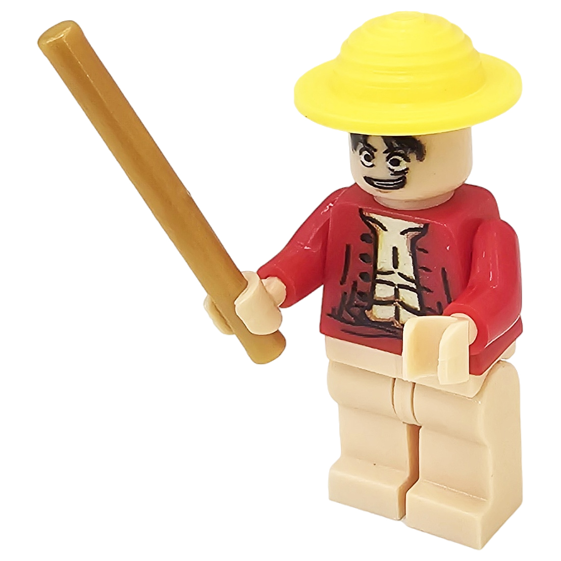 One Piece MiniFigure building blocks compatible with Lego children's educational toys, factory export wholesale Ninja with weapons, One Piece 1 yuan 20 pieces full figure