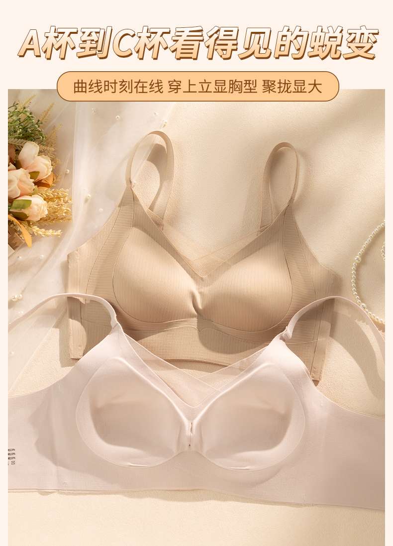 Comfortable and breathable women's underwear, soft without rims, thin and sexy lace basic underwear set, available in multiple colors detail image 3