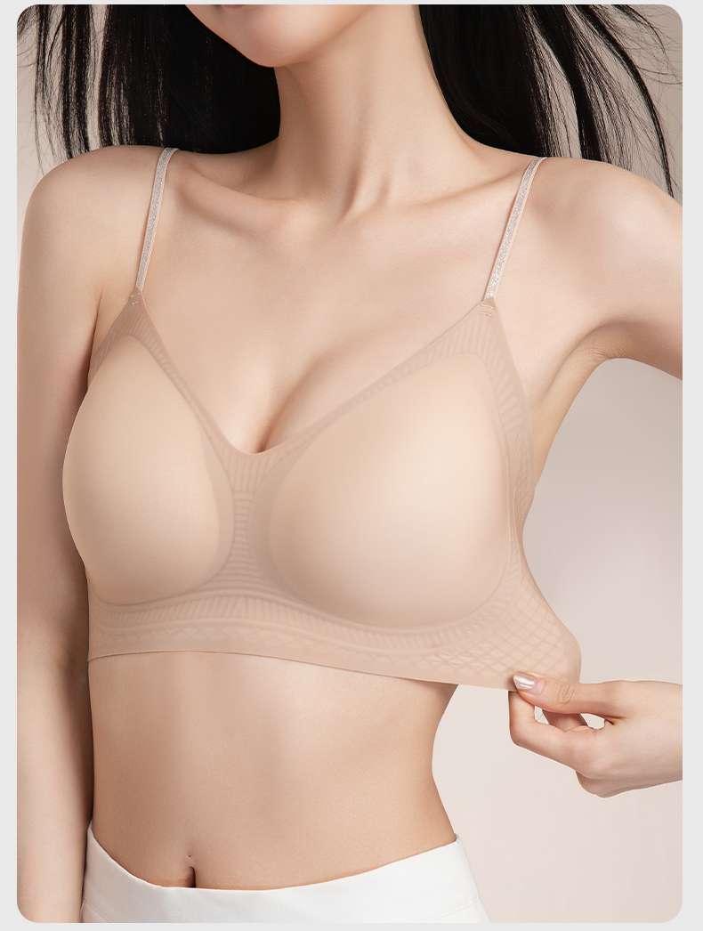 Comfortable and breathable cotton underwear without steel rings, sexy lace bra for women, thin, soft and close-fitting, for daily wear detail image 19