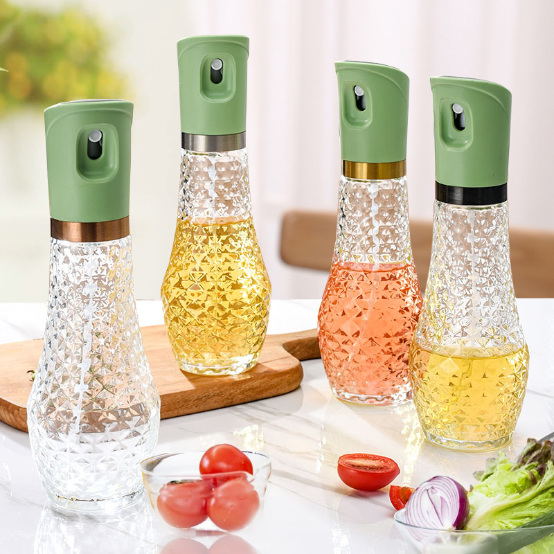 不锈钢喷油壶玻璃厨房家用消毒液瓶喷油瓶食用油喷壶喷雾瓶雾化器