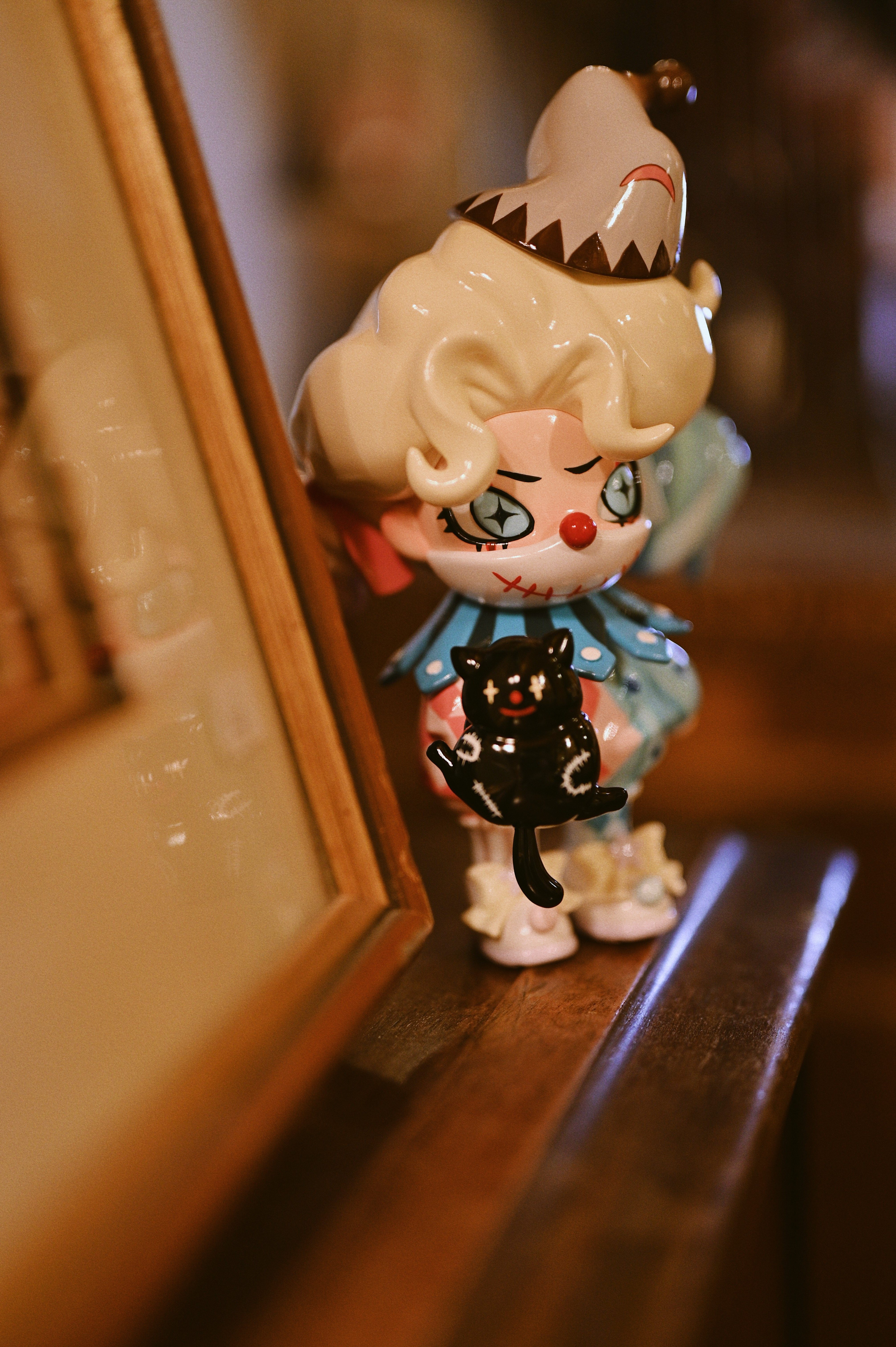 潮玩大娃，TAMMY 乌龙妹-小丑 joker，潮玩盲盒大娃原创IP46