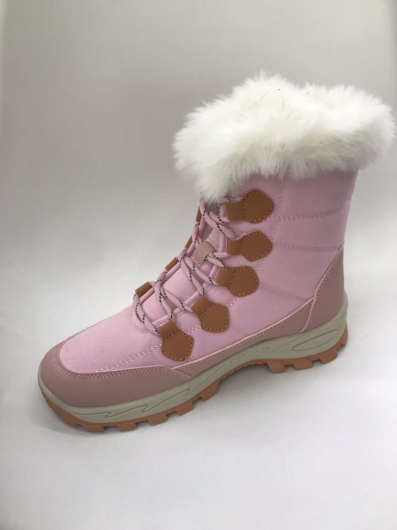 Ethnic style boots for women, spring and autumn, long-sleeved, waterproof, fashionable and casual ethnic style large-sized boots full figure
