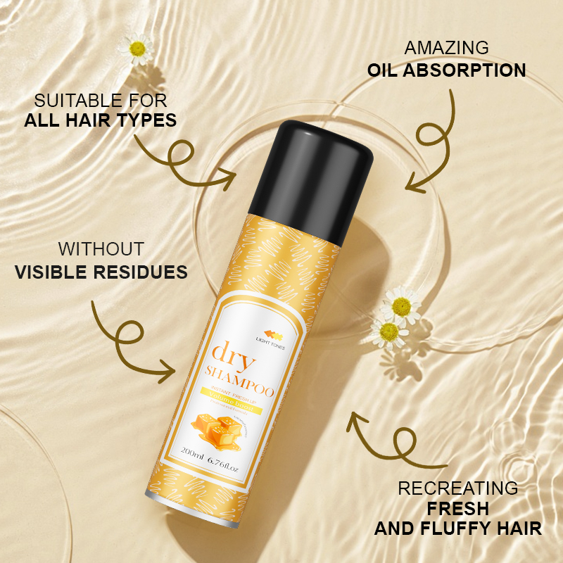 头发免洗喷雾立即清爽去油蓬松工厂定制Dry Shampoo Spray