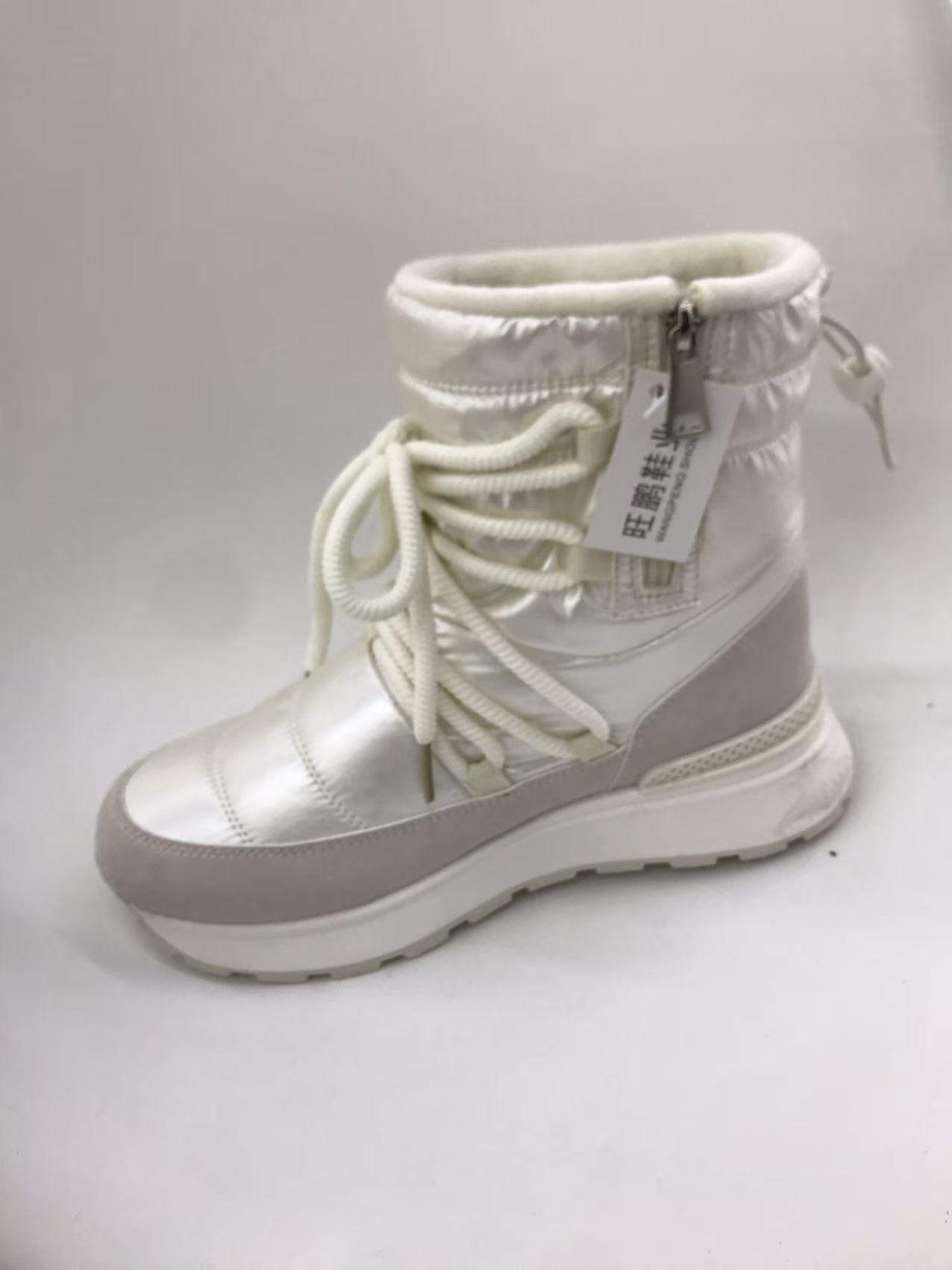 Women's winter long snow boots, cold-resistant and snowproof shoes details Picture